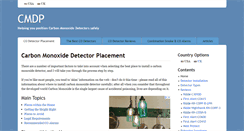 Desktop Screenshot of carbonmonoxidedetectorplacement.com