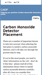 Mobile Screenshot of carbonmonoxidedetectorplacement.com