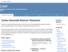 Tablet Screenshot of carbonmonoxidedetectorplacement.com